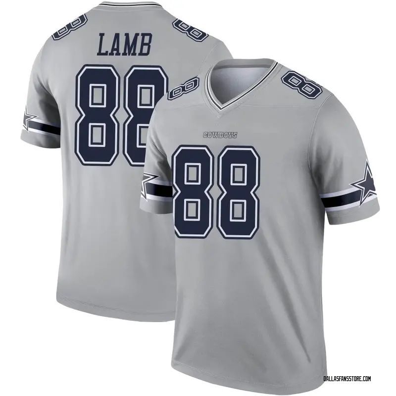 Nike / Men's Dallas Cowboys CeeDee Lamb #88 Navy Limited Throwback Jersey