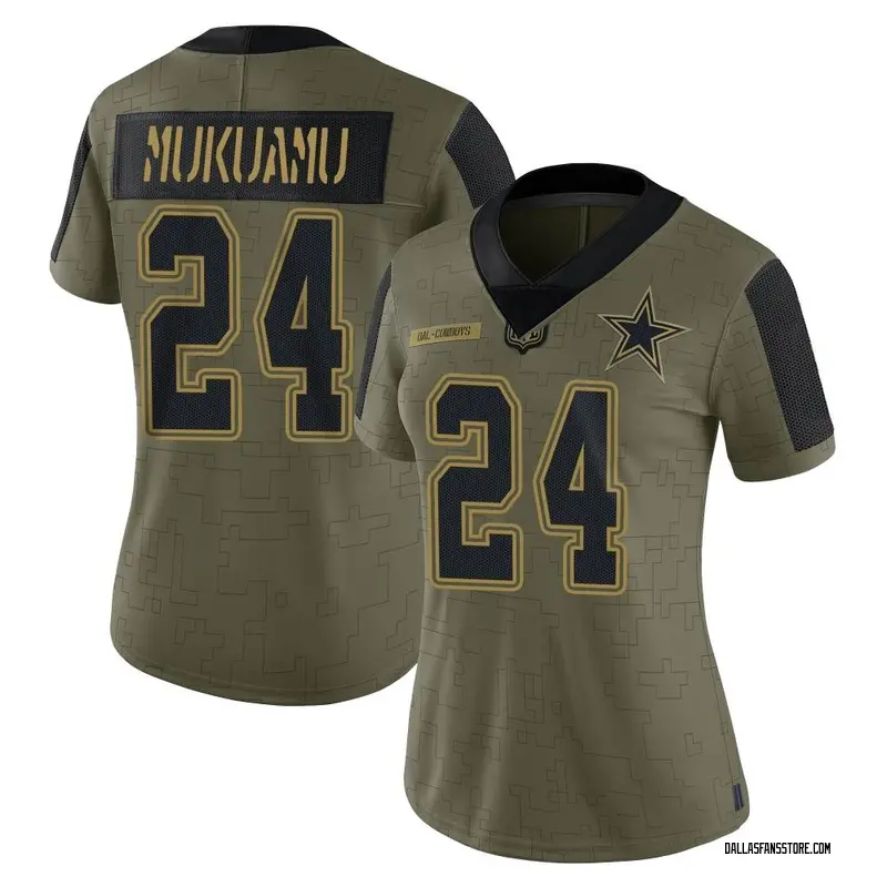 Nike Ben DiNucci Dallas Cowboys Limited White Color Rush Vapor Untouchable  Jersey - Women's