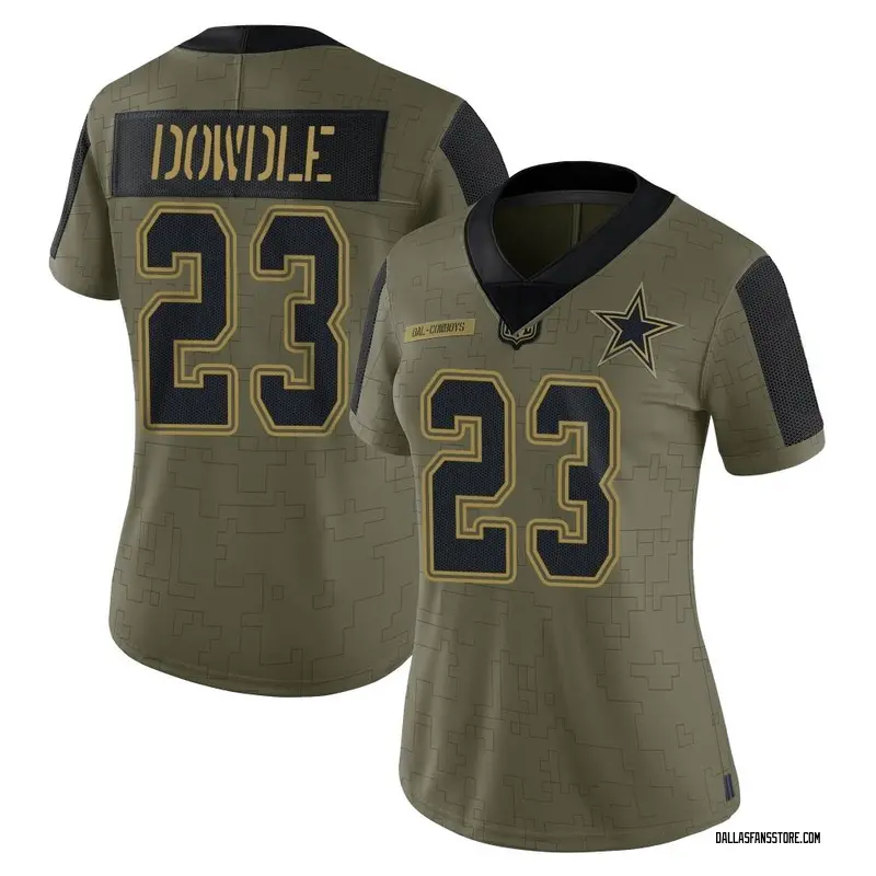 DaRon Bland Dallas Cowboys Men's Legend Olive Salute to Service T-Shirt